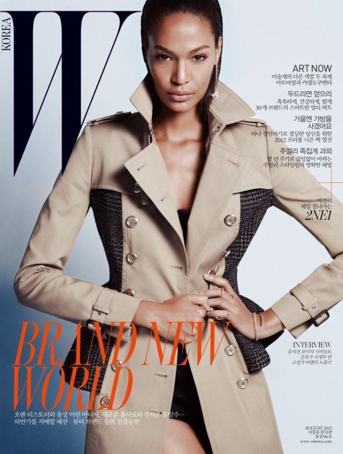 W MAGAZINE KOREA magazine side cover  August 2012