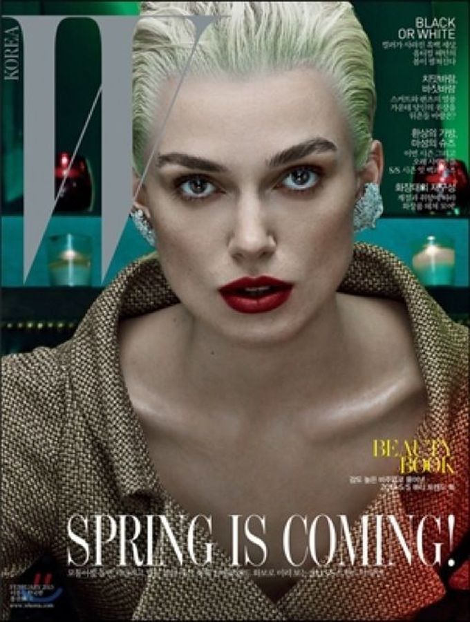 W MAGAZINE KOREA magazine side cover  February 2013