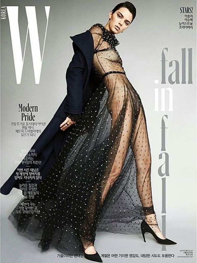 W MAGAZINE KOREA magazine side cover  September 2017