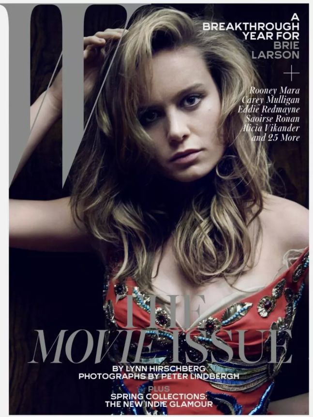 W MAGAZINE UK magazine side cover  February 2016