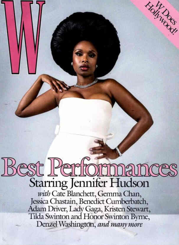 W MAGAZINE USA magazine side cover  January 2022