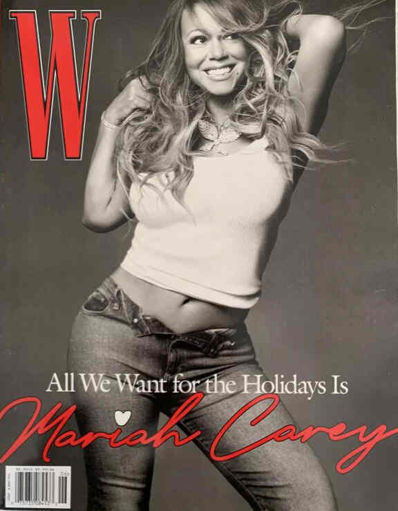 W MAGAZINE USA magazine side cover  December 2022