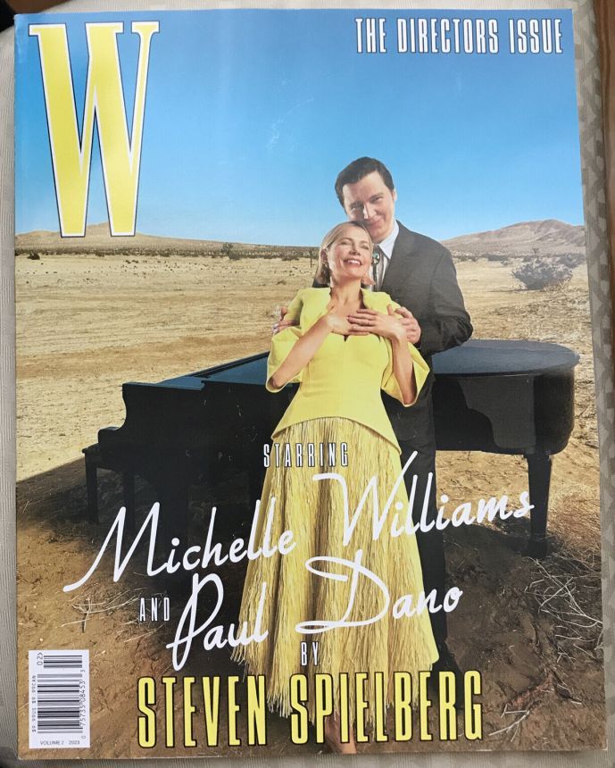 W MAGAZINE USA magazine side cover  February 2023