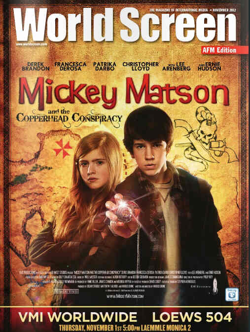 WORLD SCREEN magazine side cover November 2012