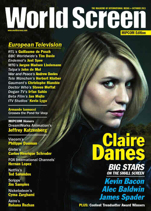 WORLD SCREEN magazine side cover October 2013