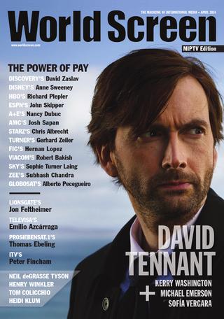 WORLD SCREEN magazine side cover April 2014