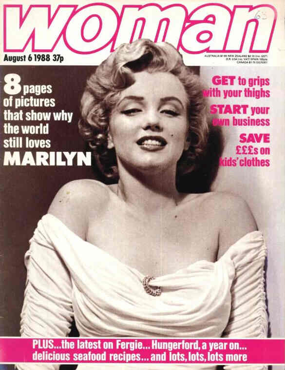 WOMAN AUSTRALIA magazine side cover 6 August 1988