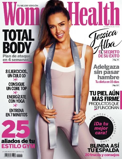 WOMENS HEALTH (SPAIN) magazine side cover  October 2019