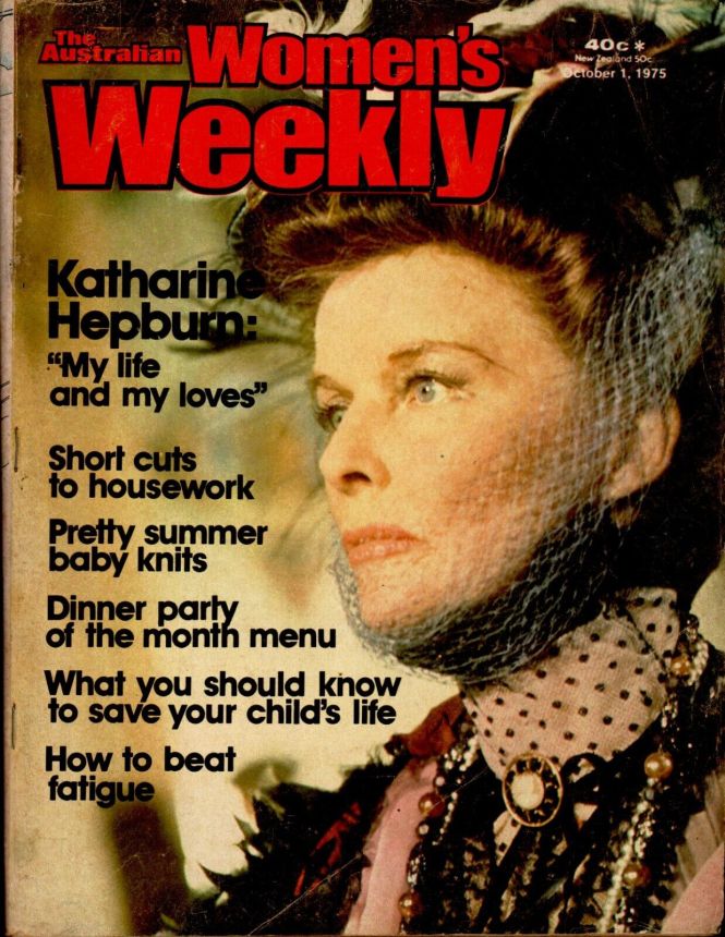 AUSTRALIAN WOMENS WEEKLY magazine side cover 1 October 1975
