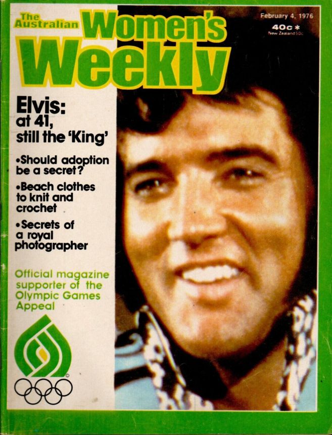 AUSTRALIAN WOMENS WEEKLY magazine side cover 4 February 1976