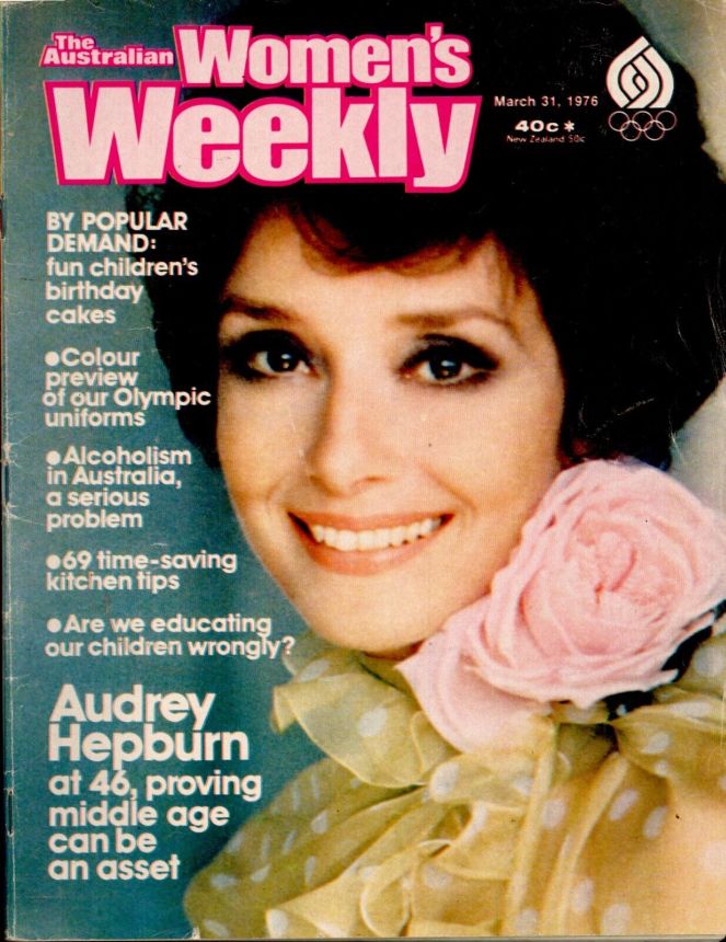 AUSTRALIAN WOMENS WEEKLY magazine side cover 31 March 1976