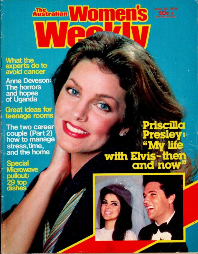 AUSTRALIAN WOMENS WEEKLY magazine side cover 20 June 1979