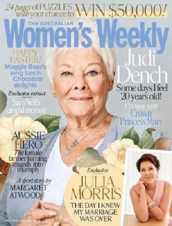 AUSTRALIAN WOMENS WEEKLY magazine side cover  April 2023