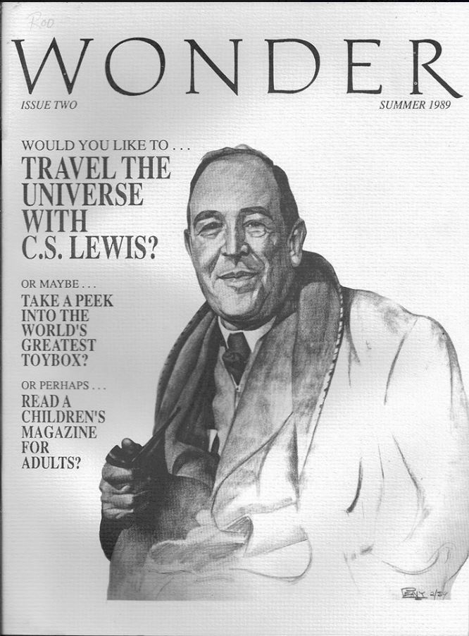 WONDER magazine side cover Issue 2 Summer 1989