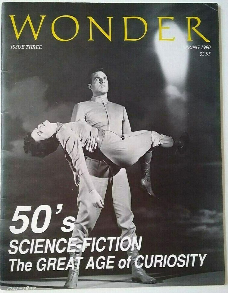 WONDER magazine side cover Issue 3 Spring 1990