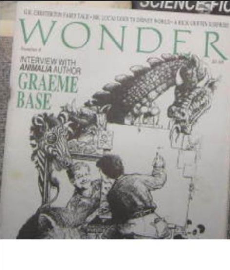 WONDER magazine side cover Issue 4  