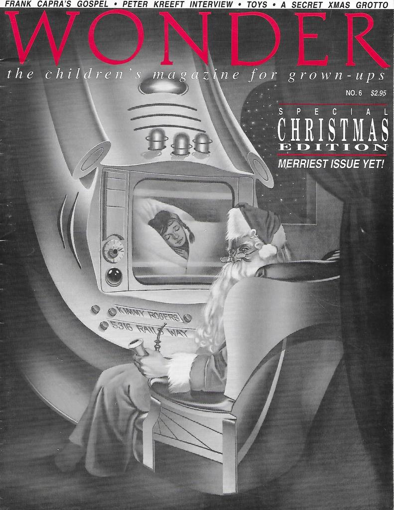 WONDER magazine side cover Issue 6  1992