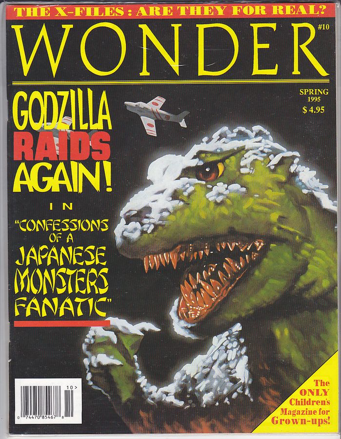WONDER magazine side cover Issue 10 Spring 1995