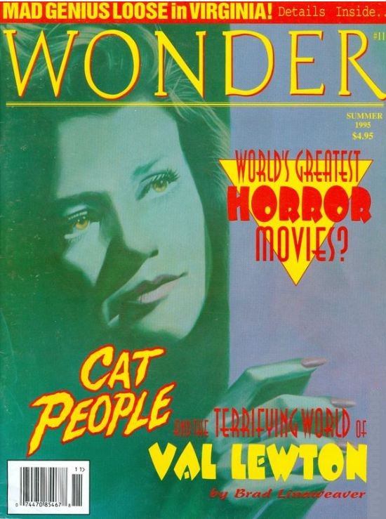 WONDER magazine side cover Issue 11 Summer 1995