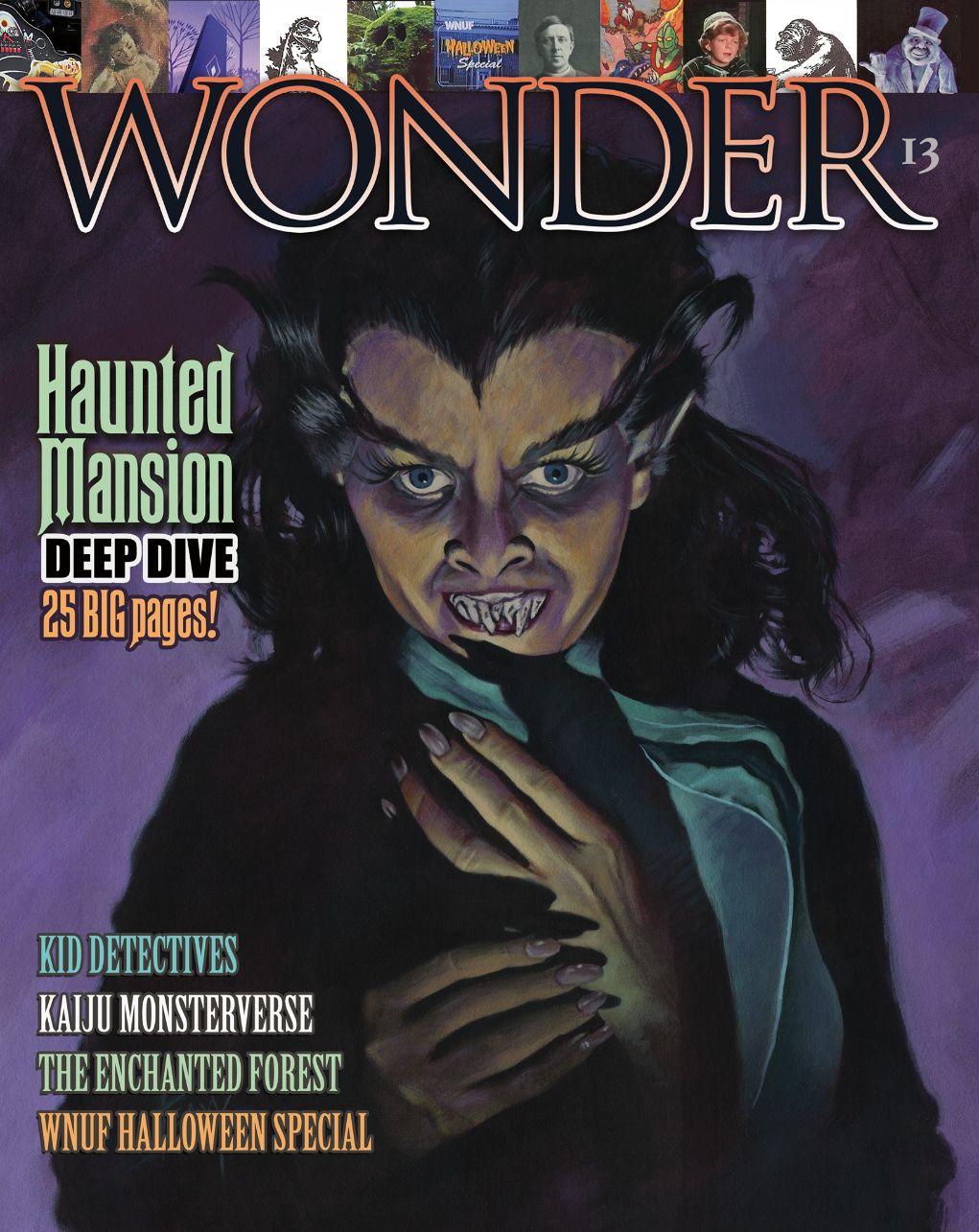 WONDER magazine side cover Issue 13  September 2021