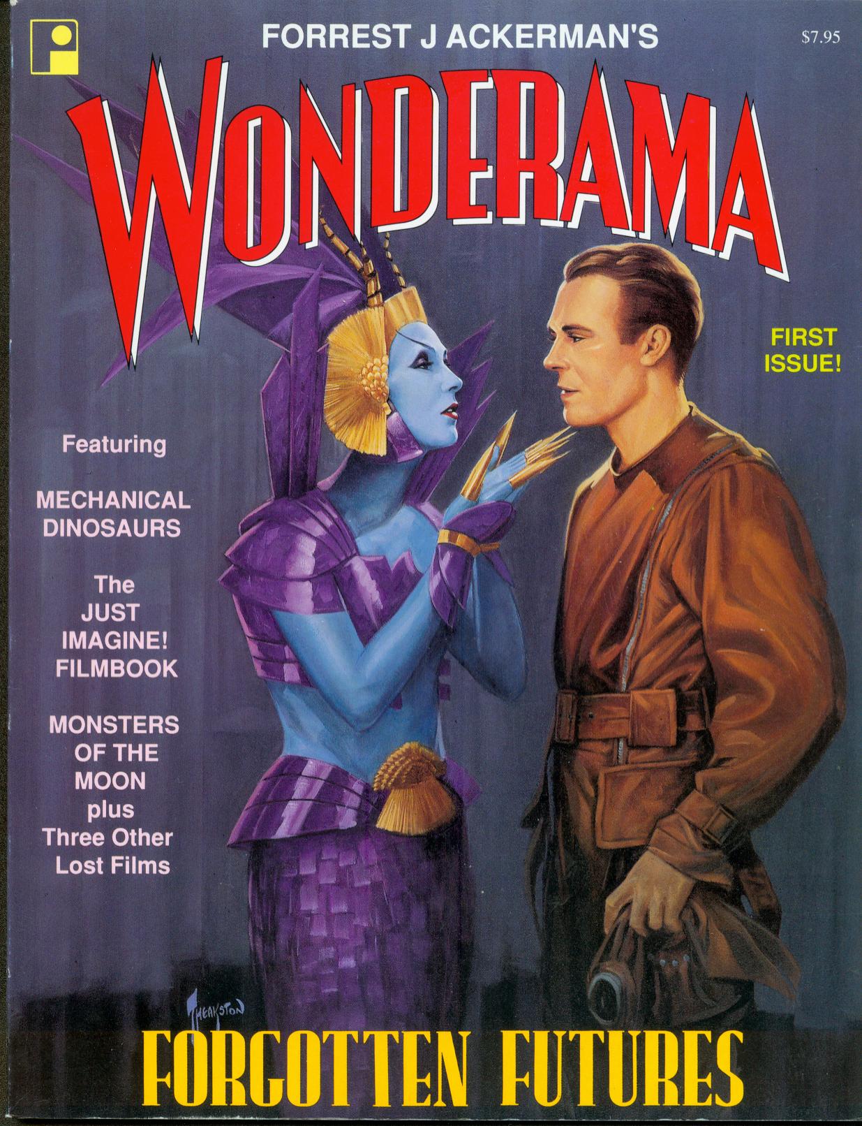 WONDERAMA magazine side cover Issue 1   1993