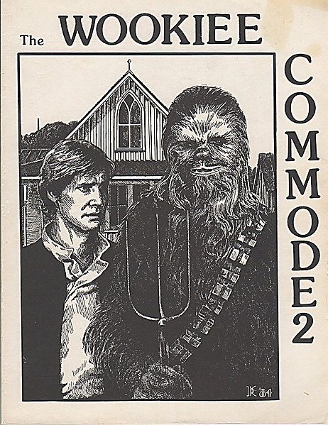 WOOKIEE COMMODE magazine side cover Issue 2  1985