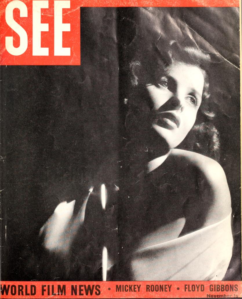 CINEMA QUARTERLY/WORLD FILM NEWS/SEE magazine side cover Issue 31  Vol 3 # 7 November 1938