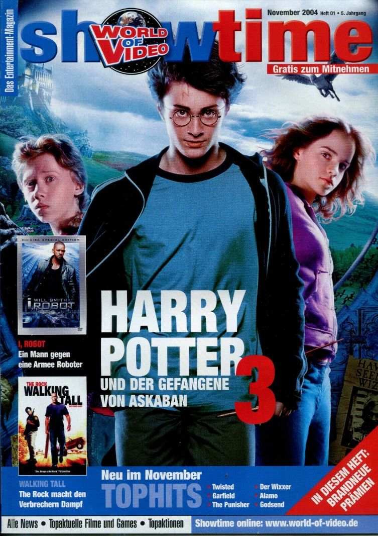 WORLD OF VIDEO magazine side cover  November 2004