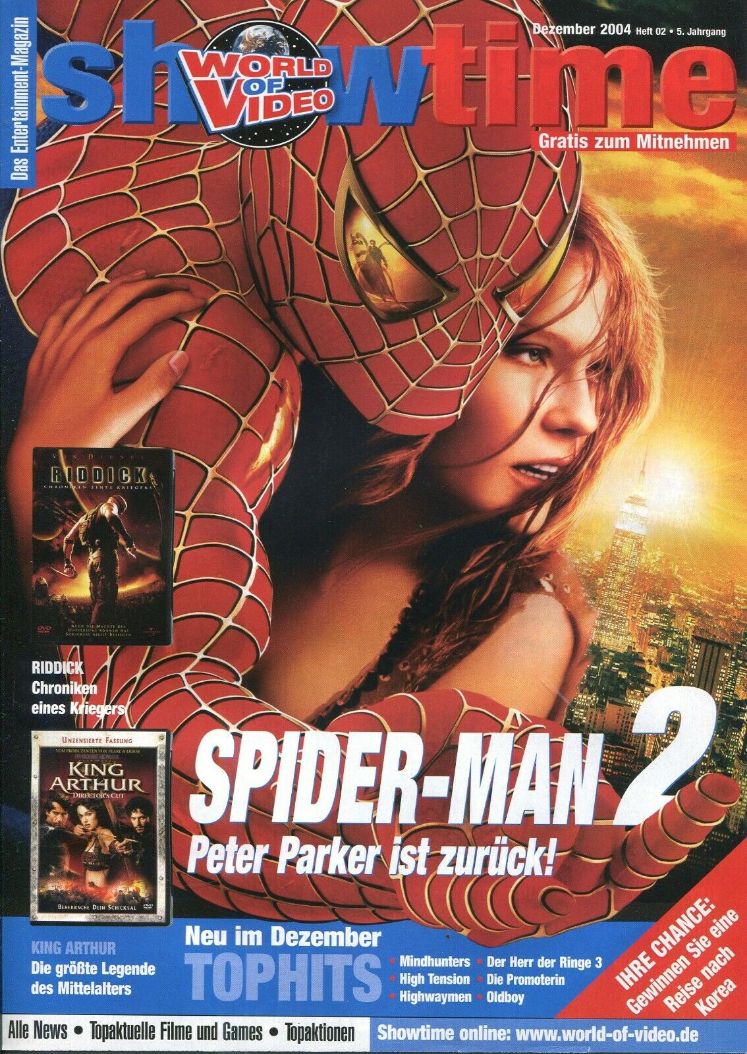 WORLD OF VIDEO magazine side cover  December 2004