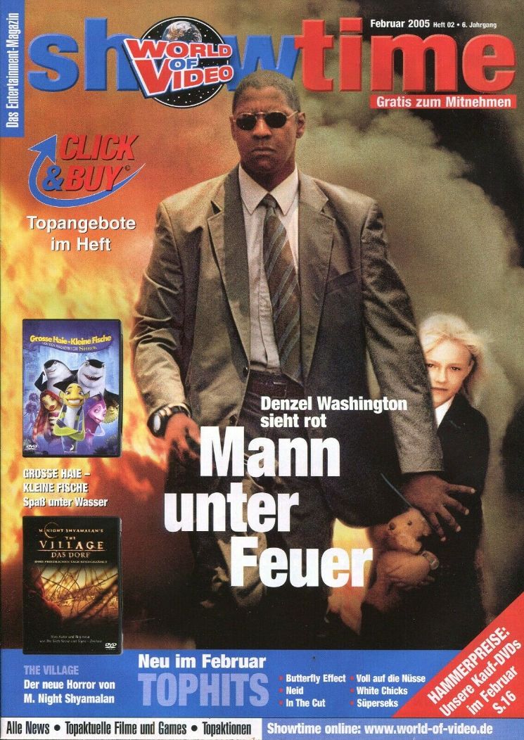WORLD OF VIDEO magazine side cover  February 2005