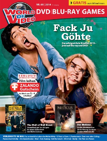 WORLD OF VIDEO magazine side cover Issue 5  2014