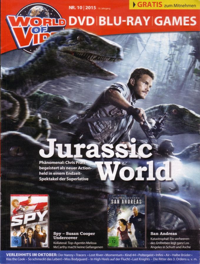 WORLD OF VIDEO magazine side cover Issue 10  2015