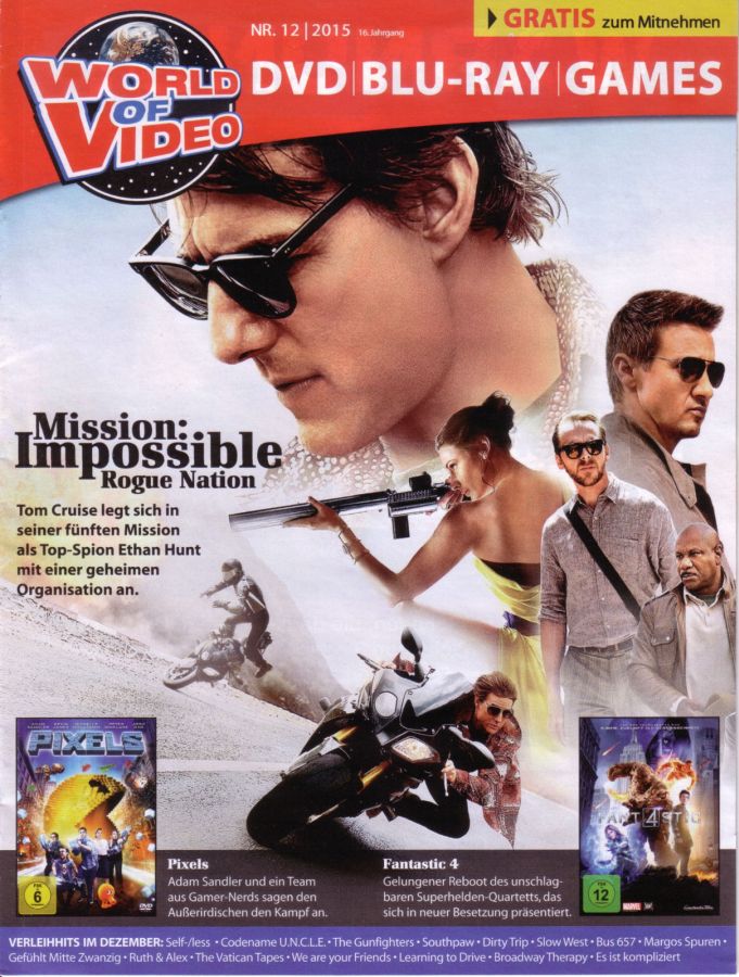 WORLD OF VIDEO magazine side cover Issue 12  2015