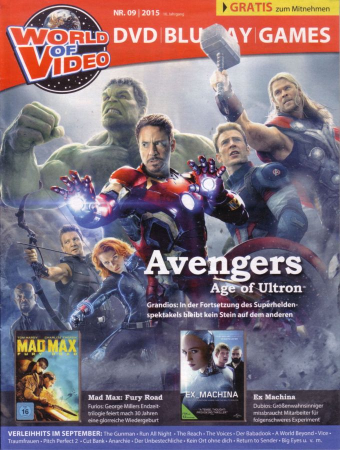 WORLD OF VIDEO magazine side cover Issue 9  2015