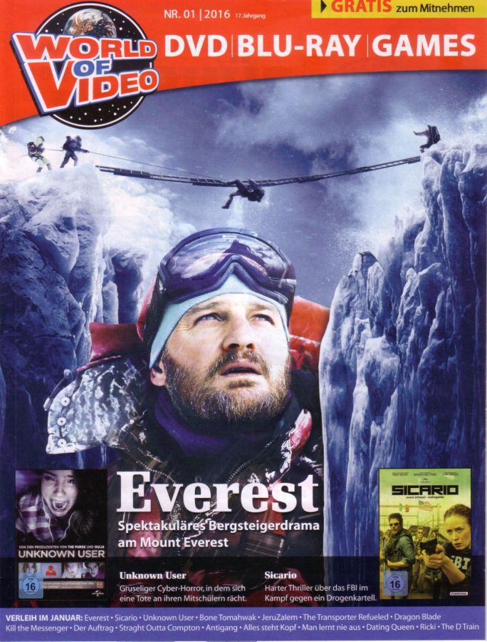WORLD OF VIDEO magazine side cover Issue 1  2016