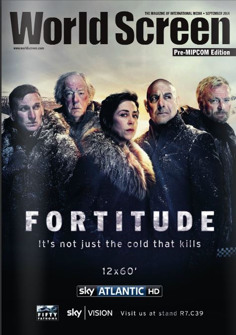 WORLD SCREEN magazine side cover September 2014