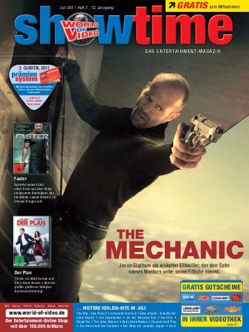 WORLD OF VIDEO magazine side cover July 2011