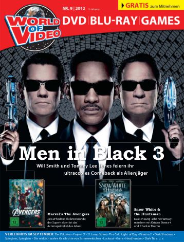 WORLD OF VIDEO magazine side cover September 2012