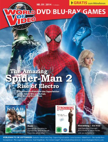 WORLD OF VIDEO magazine side cover September 2014