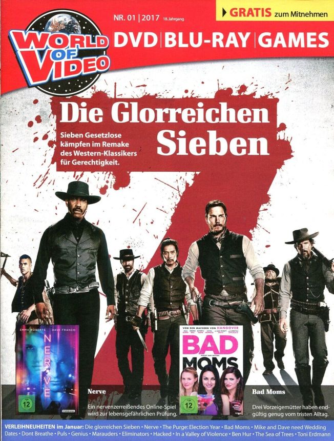 WORLD OF VIDEO magazine side cover January 2017
