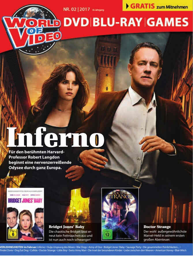 WORLD OF VIDEO magazine side cover February 2017