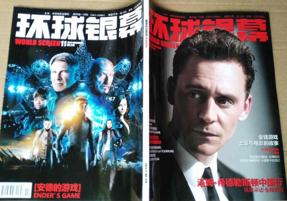 WORLD SCREEN (Ch) magazine side cover Issue 318 November 2013