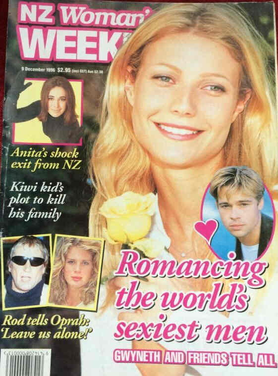 NZ WOMANS WEEKLY magazine side cover 9 December 1996