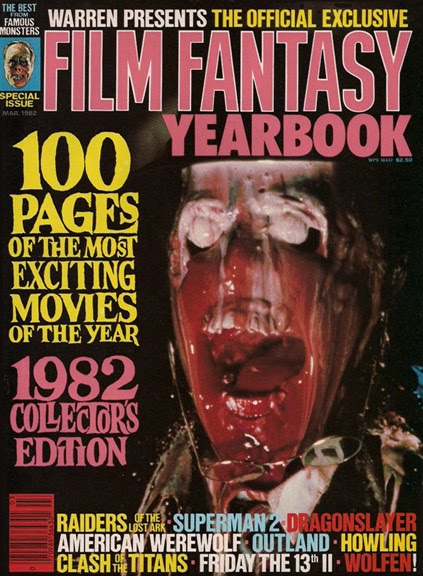 WARREN PRESENTS magazine side cover March 1982