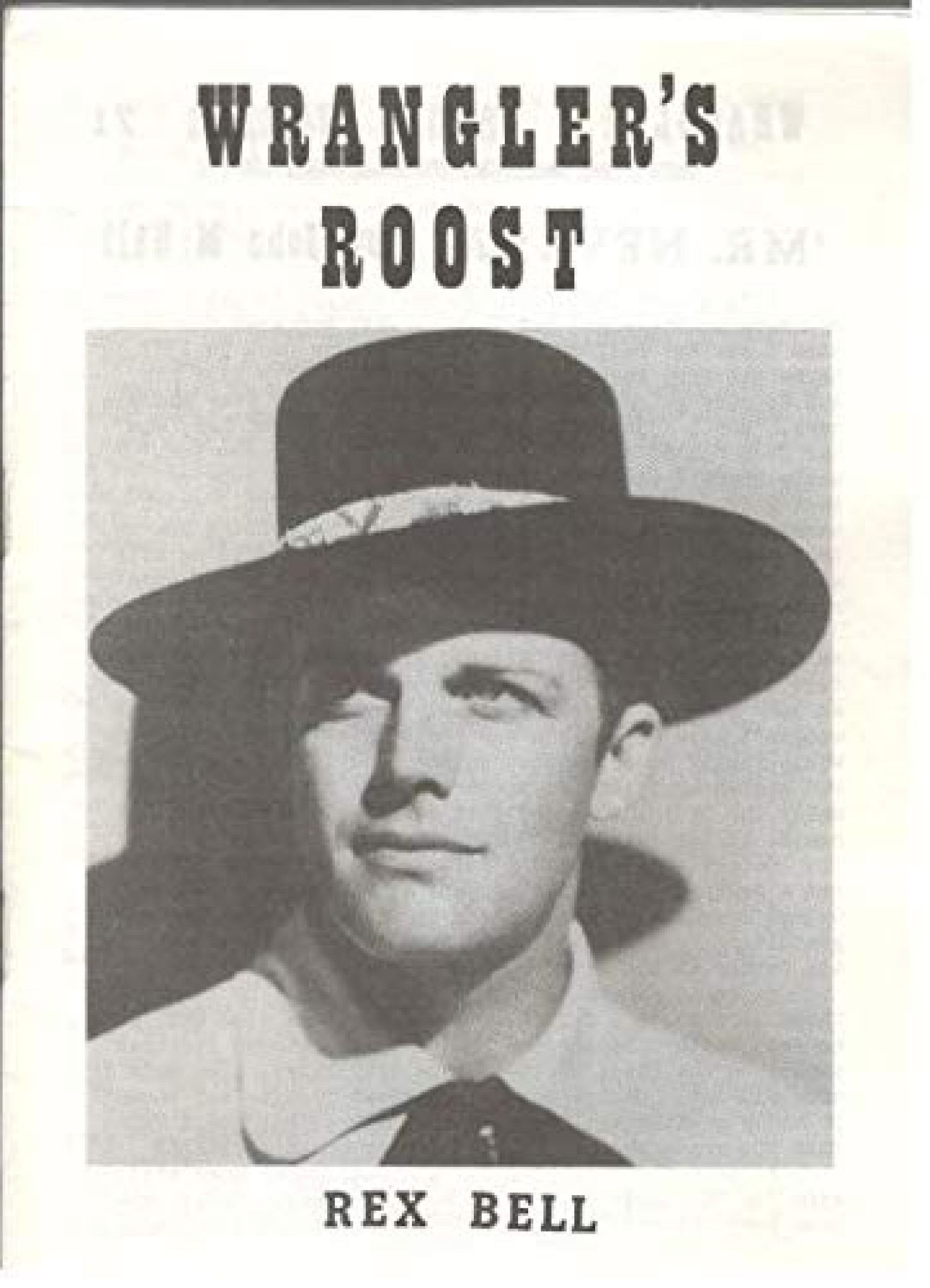 WRANGLERS ROOST magazine side cover Issue 71  1991