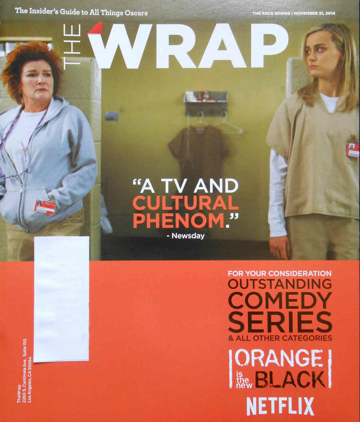 WRAP |THE magazine side cover 21 November 2014