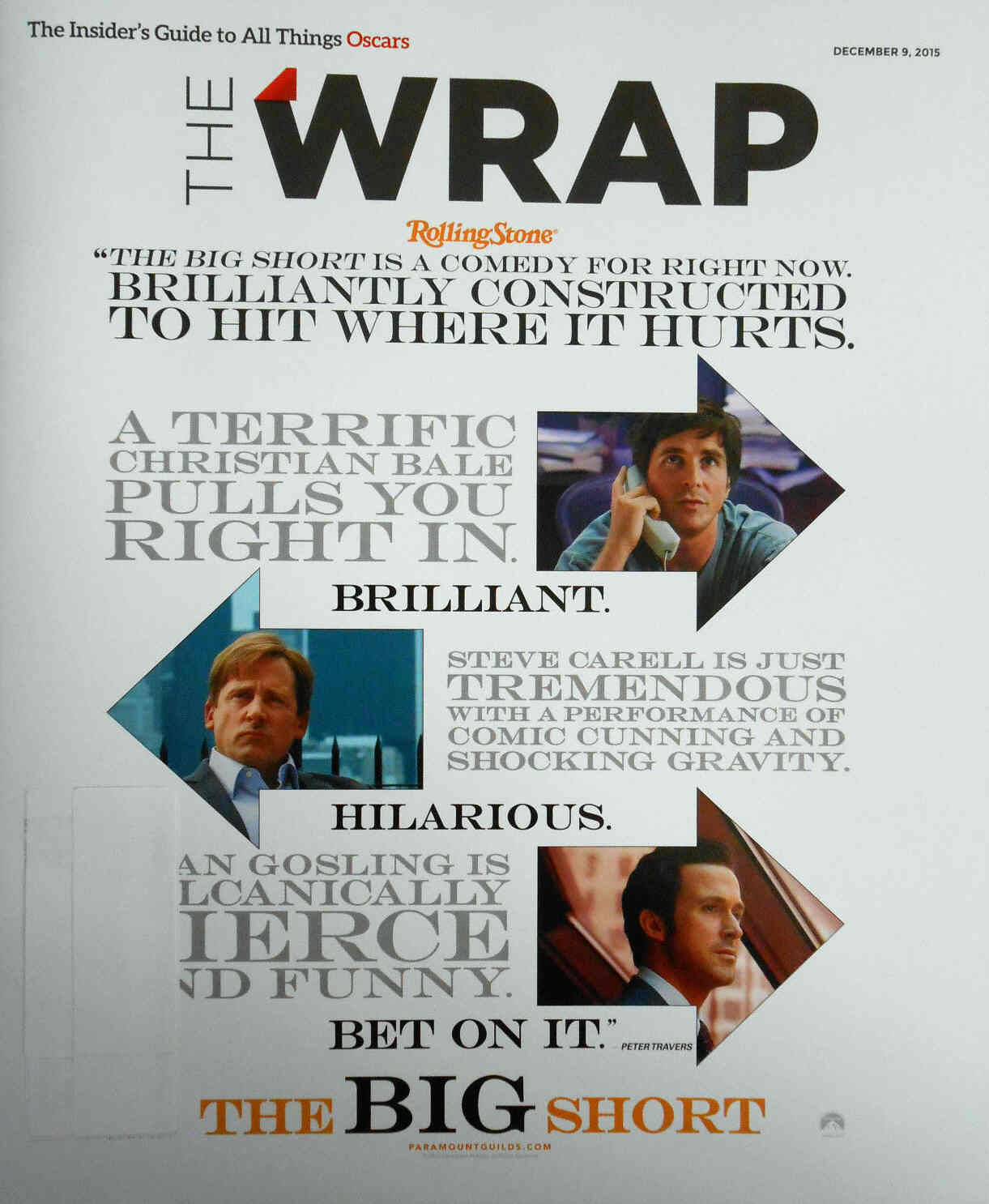 WRAP |THE magazine side cover 9 December 2015