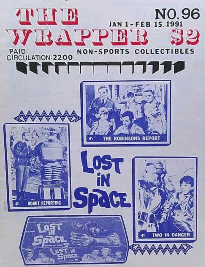 THE WRAPPER magazine side cover Issue 96  January/February 1991