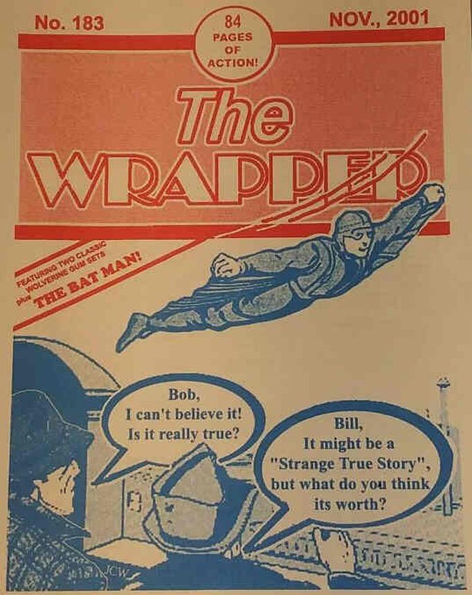 THE WRAPPER magazine side cover Issue 183  November 2001