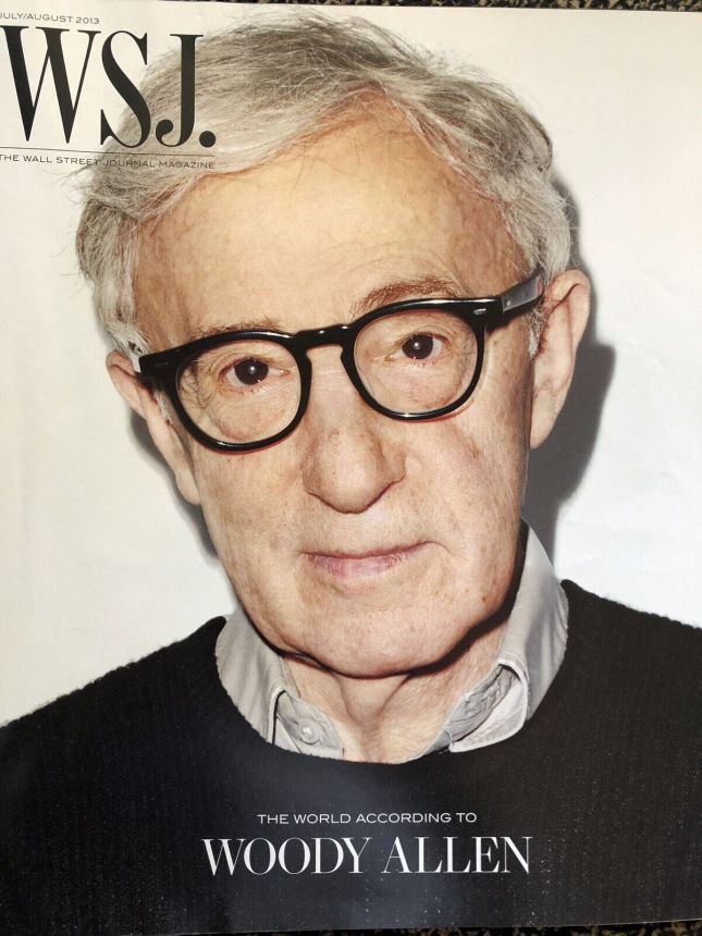 WSJ magazine side cover  July/August 2013